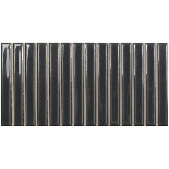 Керамическая плитка 128704 Sweet Bars Ebony 12,5x25