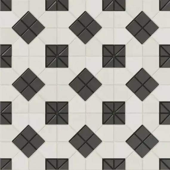 Керамогранит 130012 Tesserae Suit B&W 28x28