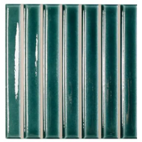 130054 Плитка Sweet Bars Teal Gloss 11,6x11,6