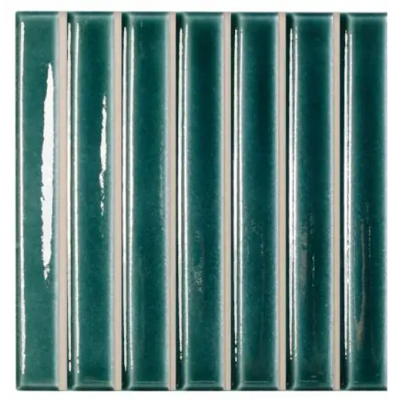 Керамическая плитка 130054 Sweet Bars Teal Gloss 11,6x11,6