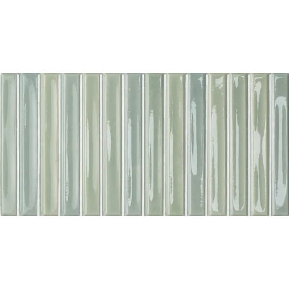 Керамическая плитка 133158 Colour Notes Bars Kiwi 12,5x25
