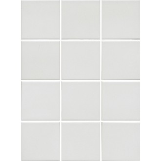 1332 Керамогранит Агуста белый натуральный (30x40 из 12 частей) 9,8х9,8