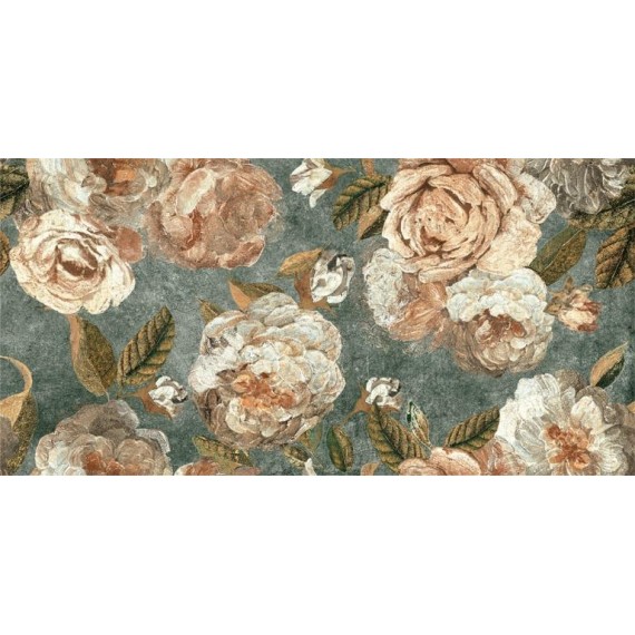 Керамогранит 133482 Керамогранит Alchymie Flowery Green Nat Ret 60x120