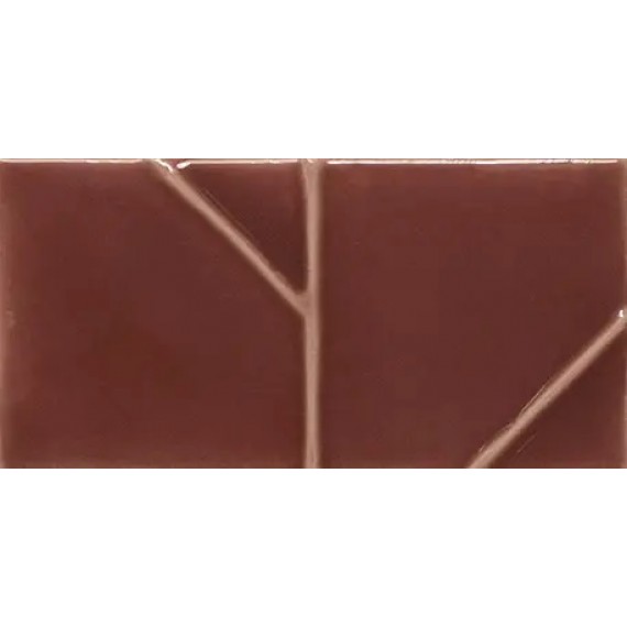 Керамическая плитка 134629 Yoko Origami Bordo Gloss 6,2x12,5