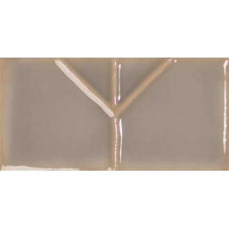 134632 Yoko Origami Pewter Gloss 6,2x12,5