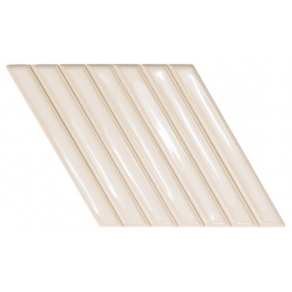 Керамическая плитка 135011 Spike Bars A Deep White Gloss 15x25,9