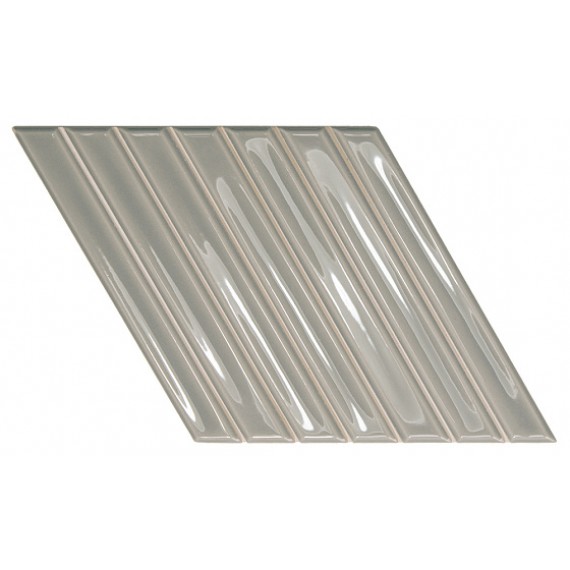 Керамическая плитка 135013 Spike Bars A Mineral Grey Gloss 15x25,9