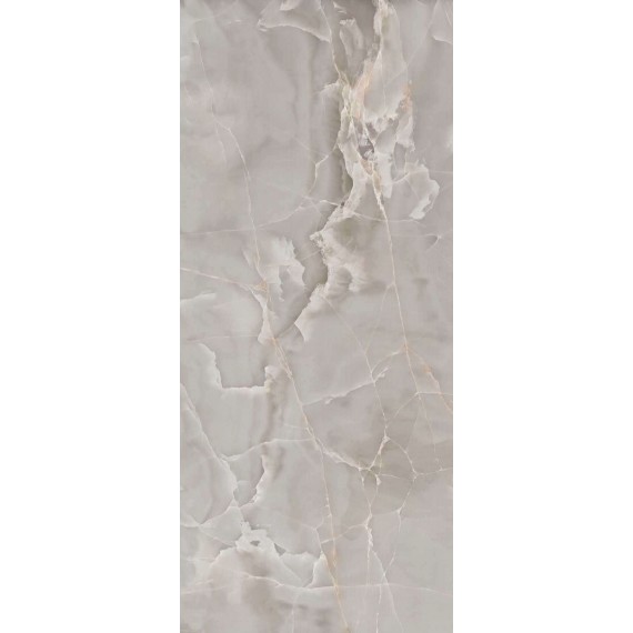 Керамогранит 14570215 Керамогранит Onice Grigio Lucido 6mm 120x278