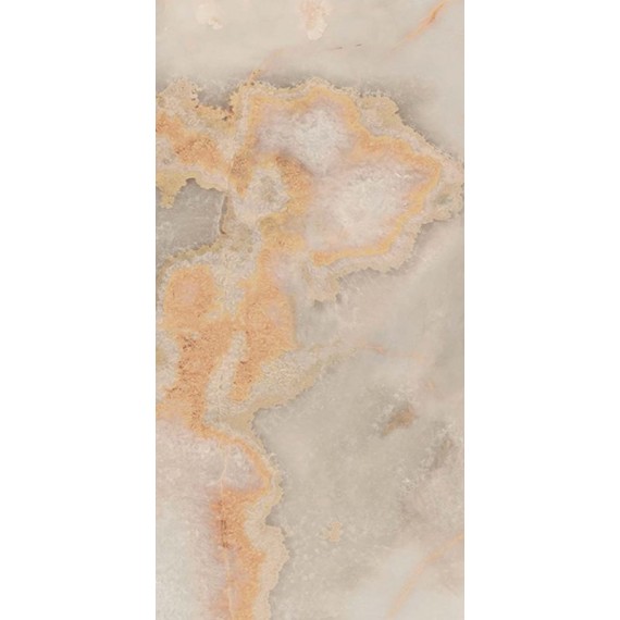 Керамогранит 14570216 Керамогранит Onice Arancio Lucido 6mm 120x278