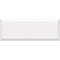 15080 Плитка Бельканто белый грань 15x40