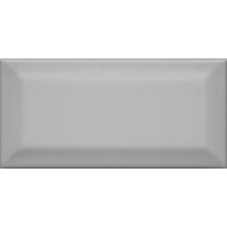 16054 Плитка Клемансо серый тёмный грань 7.4*15