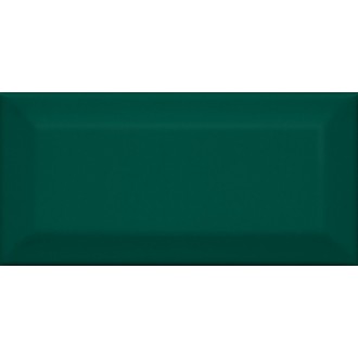 16058 Плитка Клемансо зелёный грань 7.4*15