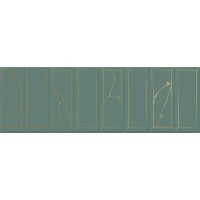 1664-0214 Роса Рок декор зеленый 20x60