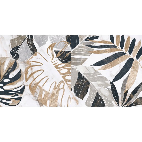 Керамическая плитка 18-00-37-3636 Kanzas кремовый ботаника 30х60