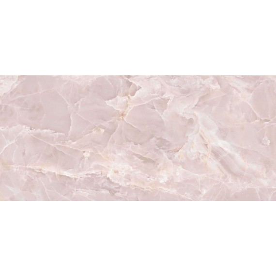 Керамогранит 18570292 Керамогранит Alabastri Pink Lucido 6mm 120x278