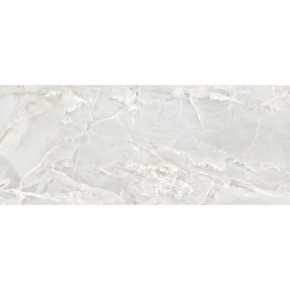 Керамогранит 18570293 Керамогранит Alabastri White Lucido 6mm 120x278