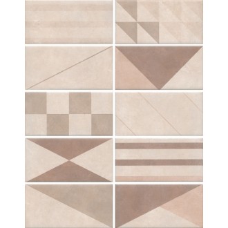 19034 Плитка Александрия светлый микс 20х9,9