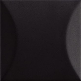192042 Плитка Up Cuscino Black Matte 10x10