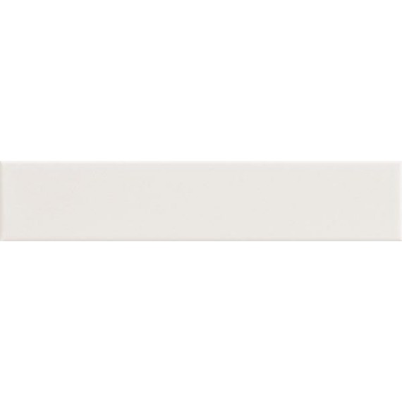 Керамическая плитка 192061 Плитка Up White Matte 25x5