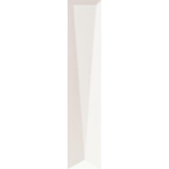 192081 Плитка Up Lingotto White Matte 25x5