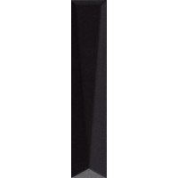 192082 Плитка Up Lingotto Black Matte 25x5