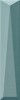 192086 Плитка Up Lingotto Green Matte 25x5