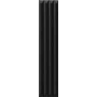 192122 Плитка Up Cannettato Black Matte 25x5