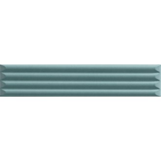192136 Плитка Up Cannettato Green Glossy 25x5