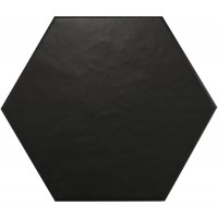 20338 Hexatile Negro Mate 17.5*20