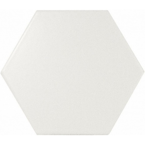 Керамическая плитка 21767 Scale Hexagon White Matt 10,7х12,4