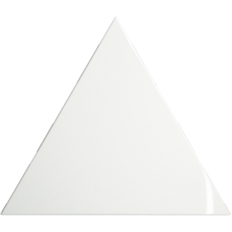 218236 Evoke Triangle Layer White Glossy 15x17