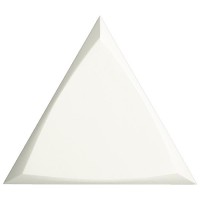 218249 Triangle Channel White Matt 15x17
