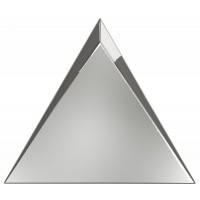 218366 Traingle Cascade Silver Glossy 15x17