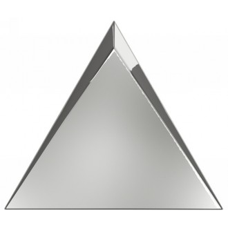 218366 Traingle Cascade Silver Glossy 15x17