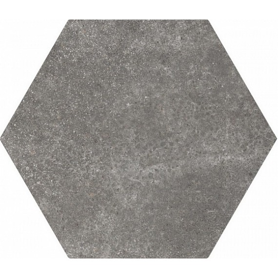 Керамогранит 22094 Hexatile Cement Black 17,5x20