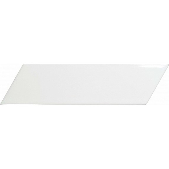 Керамическая плитка 23344 Chevron White Left 5,2x18,6