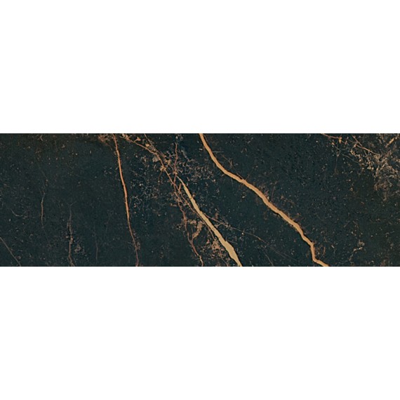 Керамогранит 240033 Marble Nero S.Laurent Lappato Rect. 19,5x58,5