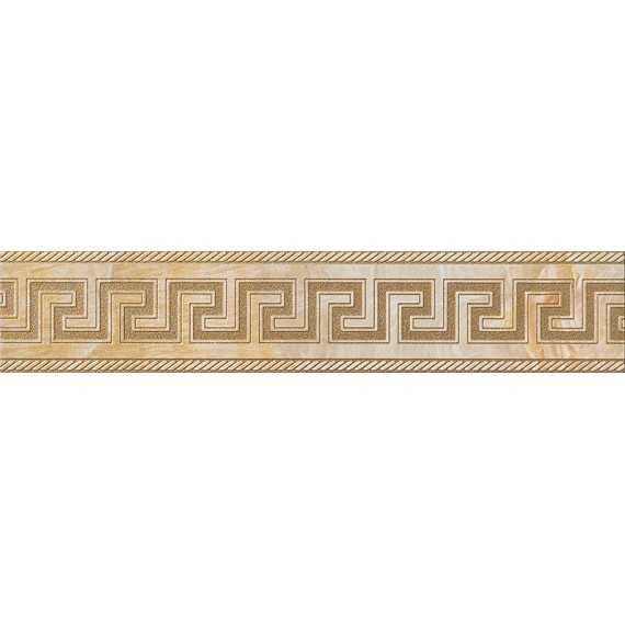 Керамогранит 240202 MARBLE FASCIA GRECA ORO SAB 11,5x58,5