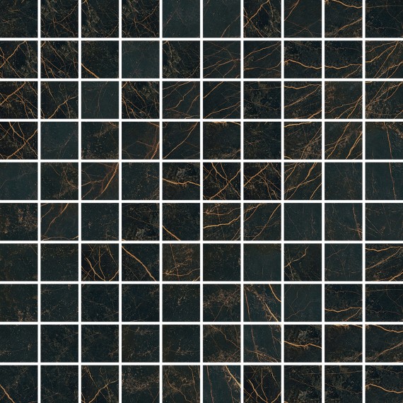 Керамогранит 240503 MARBLE MOSAICS T100 NERO 29,1x29,1