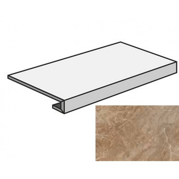 Керамогранит 240557 MARBLE GRADONE MARRONE LAP 32,5x58,5