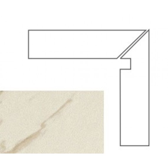 Керамогранит 240631 MARBLE BATTISCALA BIANCO DX LAP 8x117.2