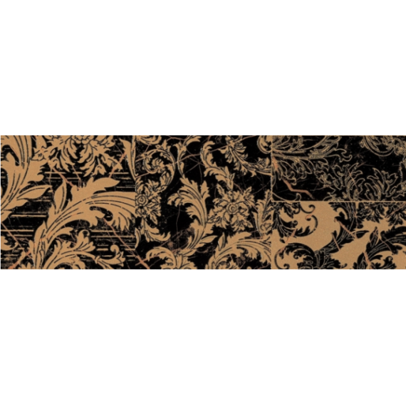 Керамогранит 240723 FASCIA PATCHWORK NERO 19,5x58,5