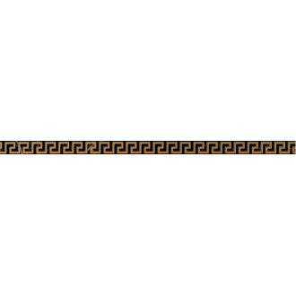 240753 FASCIA GRECA NERO 2,7x58,5