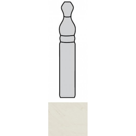 Керамогранит 240801 RACCORDO BATTISCOPA BIANCO 15x2