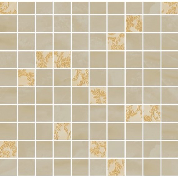 Керамогранит 240824 MOSAICS T100 DECORATO BEIGE 29,1x29,1