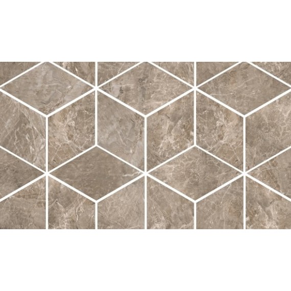 Керамогранит 240836 MOSAICS T3-3D GRIGIO 17x29,1