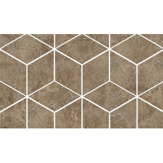 240837 MOSAICS T3-3D MARRONE 17x29,1