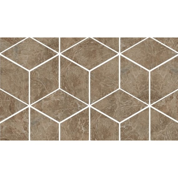 Керамогранит 240837 MOSAICS T3-3D MARRONE 17x29,1