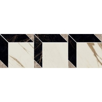 240851 MOSAICS CUBE NERO-BIANCO-GRIGIO 19,5x58,5