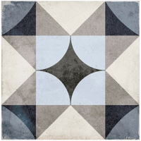 24410 ART NOUVEAU PALAIS BLUE 20*20